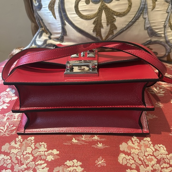 Valentino Red Leather Rockstud Crossbody Bag. Super cute, brand new! - Picture 4 of 7